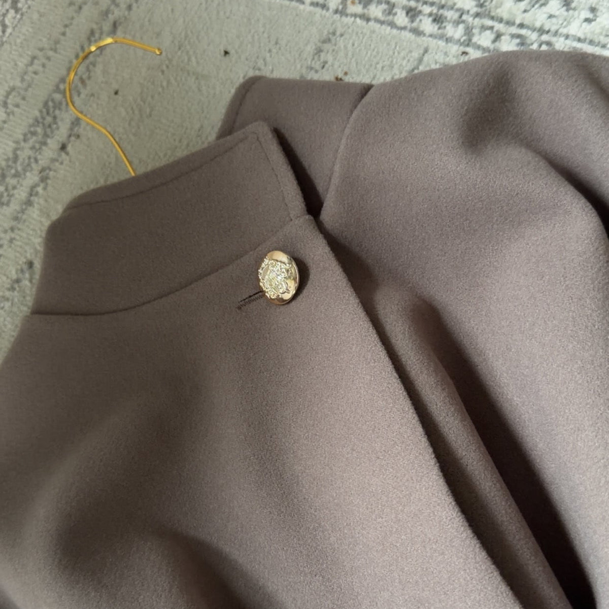 Éloise Mocha Cape Poncho